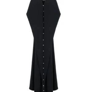 LINEN BLACK DRESS